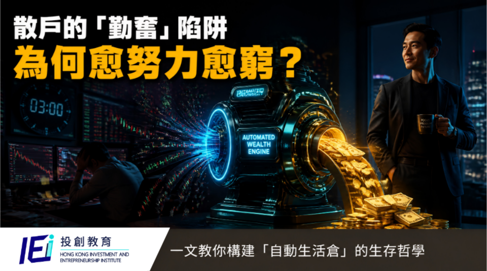 散戶的「勤奮」陷阱：為何你愈努力愈窮？一文教你構建「自動生活倉」的生存哲學
