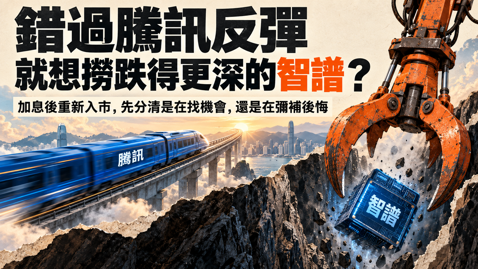 錯過騰訊反彈就想撈智譜？加息後重新入市，先分清機會與後悔。