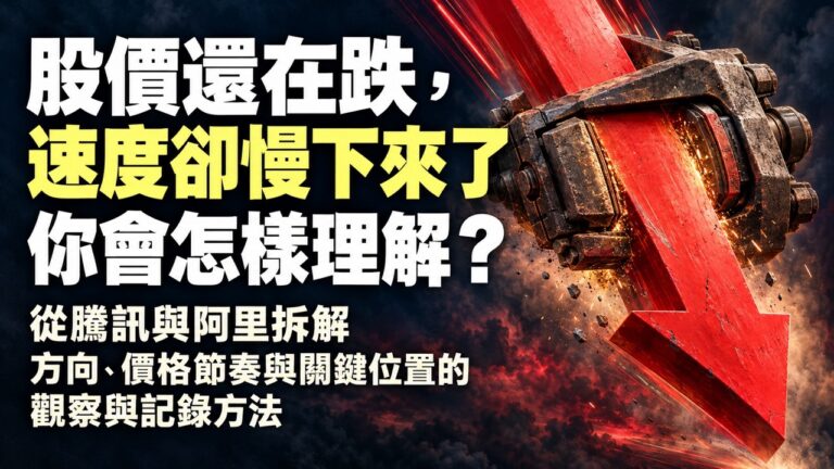 同樣升了10%,你以為走勢沒有分別?從騰訊與阿里十月中旬走勢切入分析,拆解價格移動速度與關鍵區域反應的觀察方法
