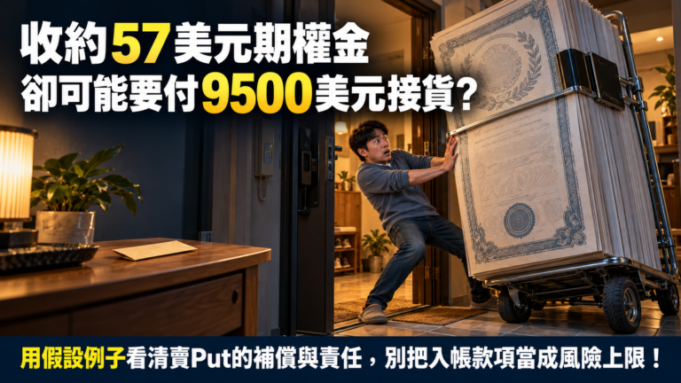 市況平靜就能靠Short Put穩定收息?期權金少了,接貨責任與大跌損失為何未必一起減少,先看清合約條件