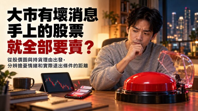 市場有風險,就一定要清倉?先分清持貨理由、價格變化與資金需要,再決定如何面對眼前的市場波動