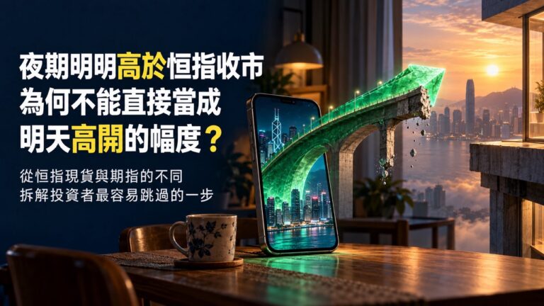 夜期一升,就以為明天的港股有救?恒指收市後仍在變動,先分清晚間線索與翌日走勢之間的距離