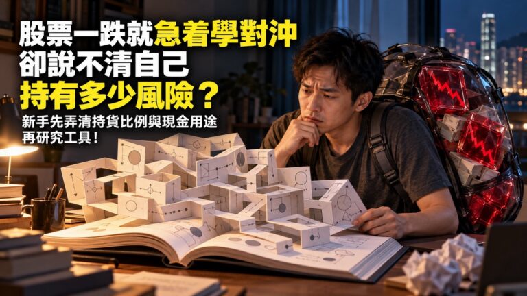 聽到期權術語就想放棄管理風險?先算清自己的持貨比例,理解手上現金與股票波動之間的具體關係
